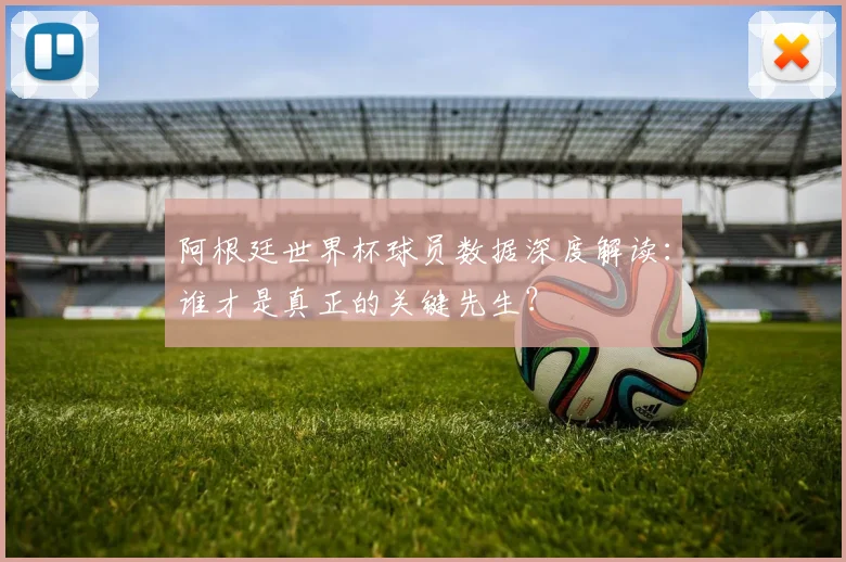 阿根廷世界杯球员数据深度解读:谁才是真正的关键先生?